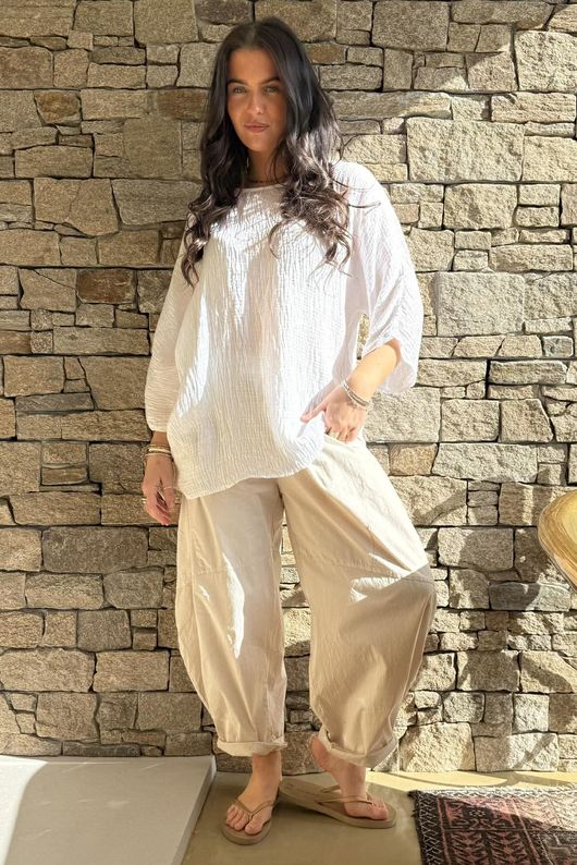 Cova Santa Relaxed Top White /11=